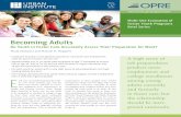 Youth in Foster Care - Assessment of Work Preparation