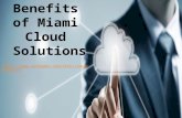 Benefits of Miami Cloud Solutions