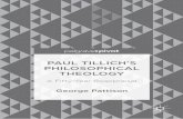 Paul Tillich's Philosophical Theology