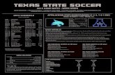 2015 Texas State Soccer Game Notes - Week Seven
