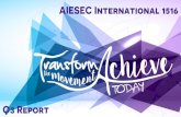 AIESEC International AI1516 Q3 Report