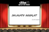 Delegate booklet CITIUS 2015