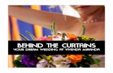 Wedding venue Algarve - Behind the curtains