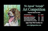 Animals 2015 Online Art Competition Event Poster