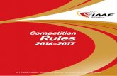 IAAF Competition Rules 2016-2017