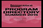 IBC Program Directory Summer 2015