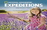 2016 National Geographic Family Expeditions