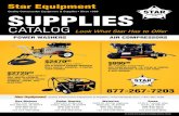 Star Equipment Supplies Catalog