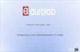 Intraocular lens manufacturers in india