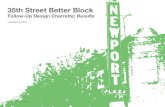 35th Street Better Block  Follow-Up Design Charrette: Results