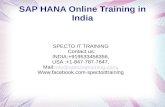 SAP HANA DEVELOPMENT Online Training in INDIA,UK&USA