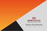 Bross Auto Parts New Products November 2015