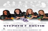 2015-16 Stephen F. Austin Bowling Media Guide
