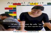 Teach For America – Hawai‘i  Fy15 Annual Report