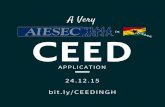 AIESEC GHANA CEED APPLICATION
