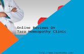 Online reviews on tara homeopathy clinic
