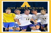 2015 Allegheny College Men's Soccer Media Guide