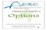 ADRC Options Directory 2015