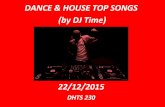 DANCE & HOUSE TOP SONGS 22/12/2015
