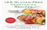 125 Gluten-Free Vegetarian Recipes PDF, eBook by Carol Fenster Ph.D