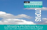 LSE Space for Thought Literary Festival 2016: Utopias