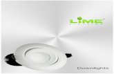 Lime lighting - LED downlights