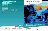 Studio cycling programme Ashington Leisure Centre