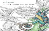 Valspar 2016 Colors of the Year Color Book