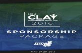 CLAY 2016 Sponsorship Package.