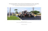 Sustainable Pavement Solutions for OahuGreen roads analysis final