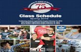 2016 Spring Quarter Class Schedule