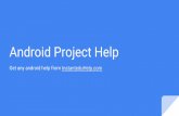 Android assignment help, android project help