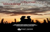 How to choose your wedding photographer