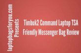 Timbuk2 command TSA Friendly mwssenger Bag Review