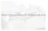 PAC Studio Domestic Works 2009-2016
