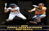 2016 Appalachian State Softball Media Guide