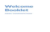 Welcome Booklet - AIESEC Visakhapatnam, India