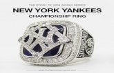 2009 new york yankees world series championship rings