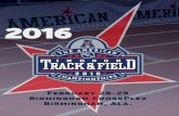 2016 American Athletic Conference Indoor Track and Field Championships Program