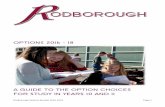 Options 2016-2018 Rodborough