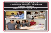 AHS Career and Technical Education Career Clusters