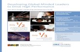 Developing Global-Minded Leaders to Drive High Performance