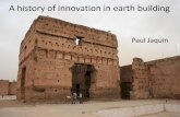 Paul jaquin a history of innovation in earth building