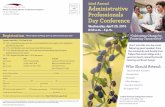 2016 Administrative Professionals Day Conference brochure