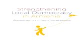 Strengthening Local Democracy in Armenia: Guidelines on citizens’ participation – English version