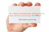 Best Accounting Software- BlazeAccounting