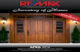 Rouge River 'Inventory of Homes' APRIL 2016