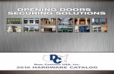 Door Controls USA Hardware Catalog 2016