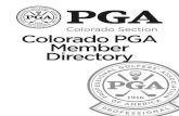 2016 Colorado PGA Directory - Member Directory