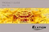 Elation Professional New Products Vol 16.0